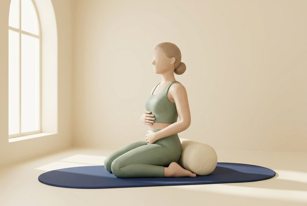 Ilustración del artículo: Pilates después de una cesárea en 2026: cuándo volver, cómo y con qué progresión