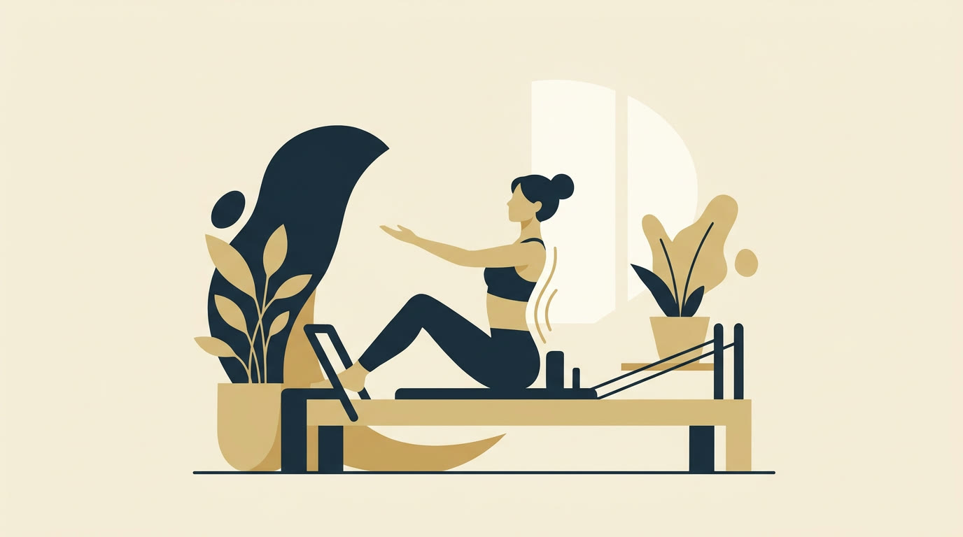 Sesión de pilates terapéutico para dolor lumbar crónico en Lagar Studio Aravaca