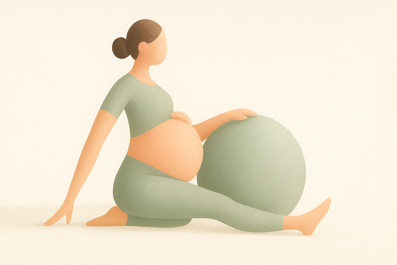 Embarazada practicando pilates prenatal en Reformer en estudio premium de Aravaca