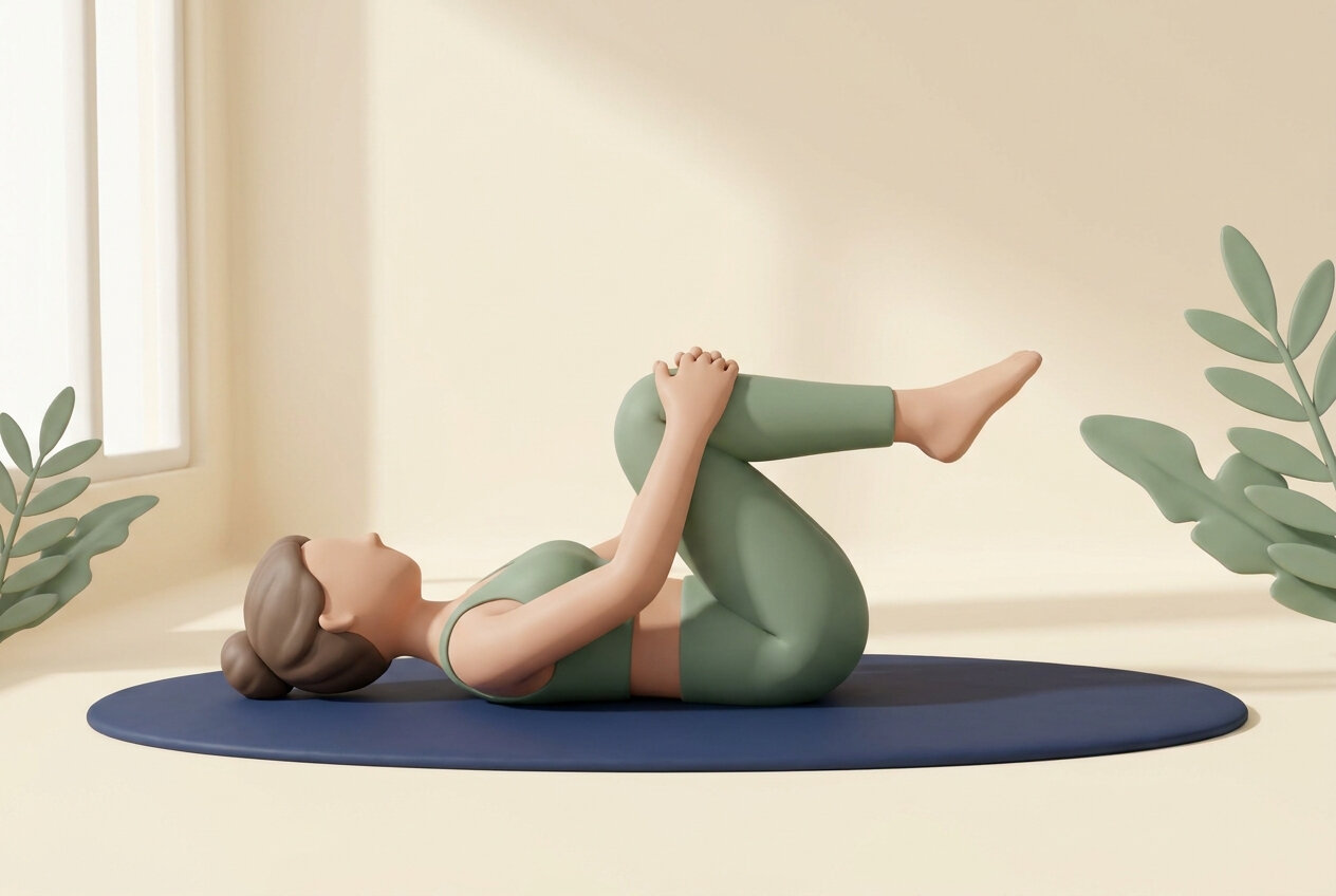 Ilustración del artículo: Pilates para el colon irritable y la hinchazón abdominal en 2026: qué dice la evidencia