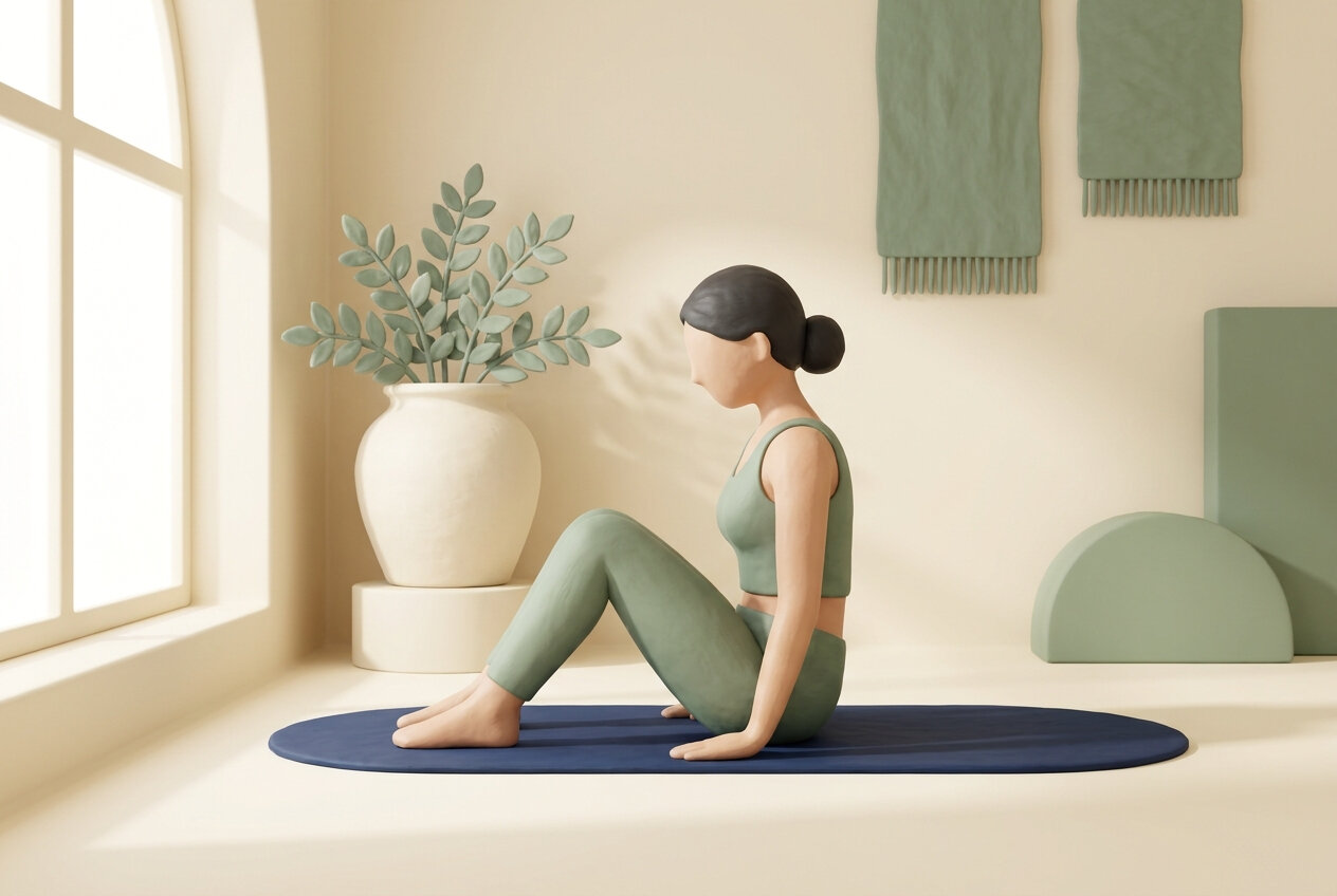 Ilustración del artículo: Pilates para el dolor cervical crónico en 2026: causas, ejercicios adaptados y evidencia